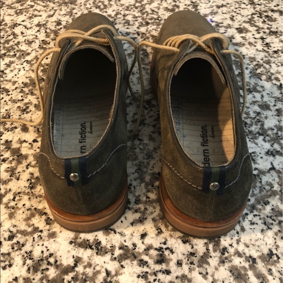 Modern Fiction Realist Plain Toe Suede Derby Shoe - Picture 8 of 12